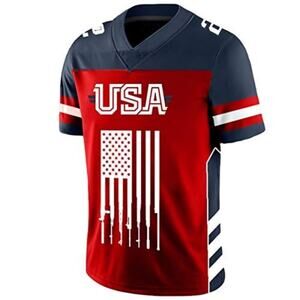 Greater Half Custom Second Amendment Foorball Jersey L
